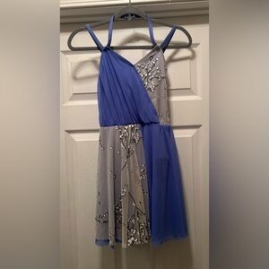 Weissman Satin Blue Costume